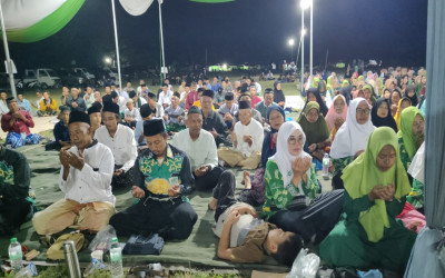 Keluarga Besar Nahdlatul Ulama (KBNU) Merbau Kendari Gelar Istighozah Memperingati Hari Santri Nasional 2024